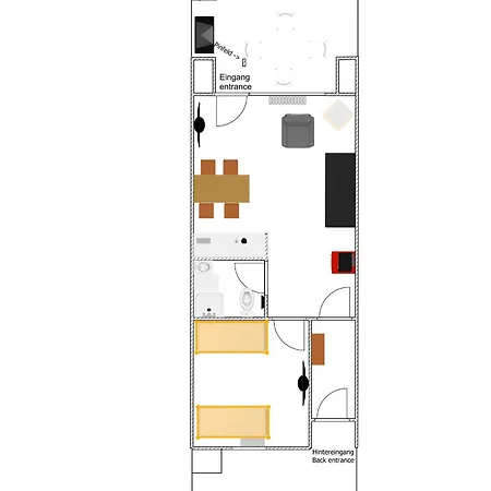 Prázdninový dům Am Knoten T12 Kueche, Grill, Terrasse, Haustier Willkommen Ww-knoten Reihenhaus Greifenstein